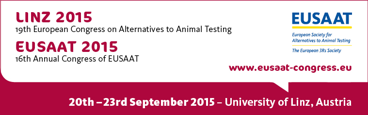 19th European Congress on Alternatives to Animal Testing, September 20-23 2015, University of Linz, Austria
