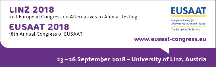 21st European Congress on Alternatives to Animal Testing, September 23-26 2018, University of Linz, Austria